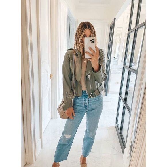 AllSaints BALFERN LEATHER BIKER JACKET - Picture 14 of 14